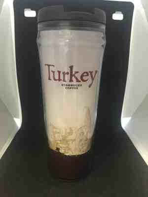 STARBUCKS 2004 Turkey city global travel rare tumbler 12oz cup plastic 