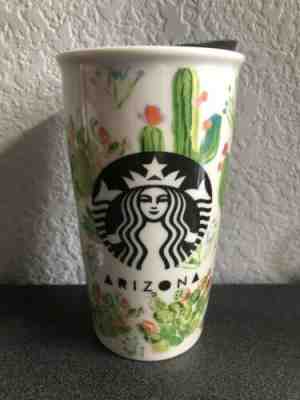 NEW 2016 RARE! Starbucks Arizona  Cacti Travel Tumbler Cup