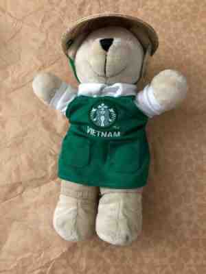 Starbucks Vietnam Bearista Green Aparon Push Bear - Sold on eBay May, 22nd 2019 for $35.00