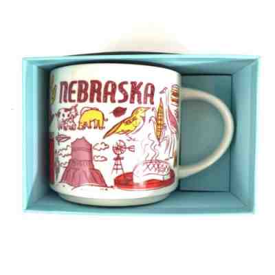 Starbucks Nebraska Been There Series Across the Globe Collection Coffee Tea Mug - Sold on eBay May, 19th 2019 for $24.95