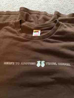 Starbucks Brown 35th Anniversary T-Shirt  2XL (Used Partner Shirt) - Sold on eBay May, 18th 2019 for $4.00