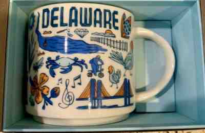 Starbucks DELAWARE Coffee Cup Mug 14oz 2018 Been There Series NIB - Sold on eBay May, 21st 2019 for $20.00