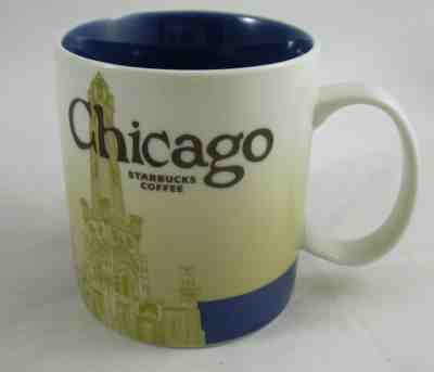 Starbucks Chicago Illinois IL City Global Icon Series 2012 Coffee Mug 16oz Cup - Sold on eBay May, 20th 2019 for $19.99