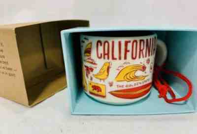 Rare Starbucks CA California Mini Mug Cup Ornament been there series - Sold on eBay May, 20th 2019 for $12.16