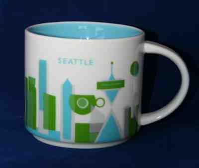 Starbucks Seattle You Are Here 2014 14 oz. Mug Large No Wear Rare Washington - Sold on eBay May, 21st 2019 for $14.99