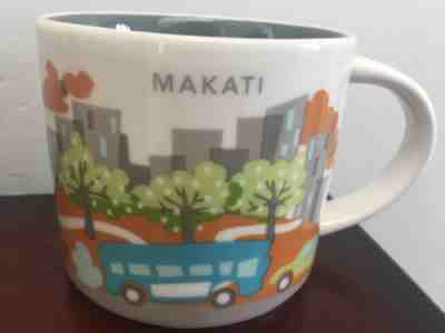 Starbucks Makati Philippines Mug, You Are Here Collection, New w/box 14 Oz. - Sold on eBay May, 21st 2019 for $10.00