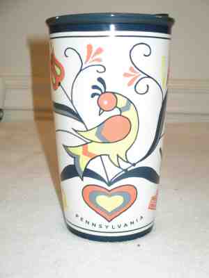 Starbucks 2017 Pennsylvania Dutch Amish Ceramic To Go Travel Mug Tumbler 12 Ounc - Sold on eBay May, 15th 2019 for $23.50