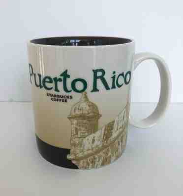 Starbucks PUERTO RICO City Icon Series Coffee Mug/Cup 16 oz 2013 - Sold on eBay May, 19th 2019 for $15.99