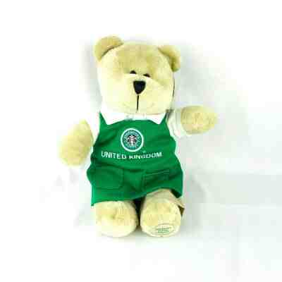 Starbucks Bearista United Kingdom Green Apron 9th Ed. 10" Bear Coffee Toy Teddy - Sold on eBay May, 22nd 2019 for $44.95