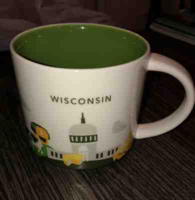 Starbucks Wisconsin ‘You Are Here’ Collection Coffee Mug 14 Oz 2015 - Sold on eBay May, 20th 2019 for $9.96