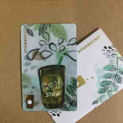 2016 Starbucks China Spical Edition Cold Brew MSR Card n Sleeve - Sold on eBay May, 16th 2019 for $5.59