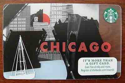 LOT OF 10 (TEN) STARBUCKS GIFT CARDS - 2015 CHICAGO DRAWBRIDGE SKYLINE - $0 - Sold on eBay May, 16th 2019 for $17.50
