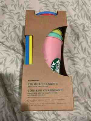 Starbucks Color Changing Reusable Cups 5 Pack Cold Cups - RARE - Set - Sold on eBay May, 22nd 2019 for $50.00