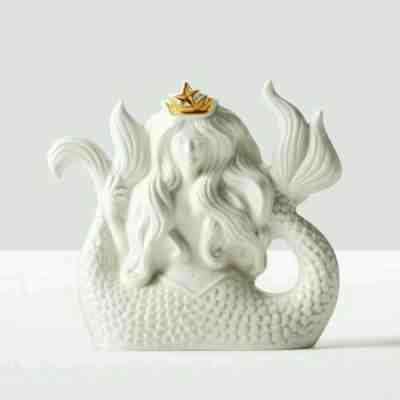 Starbucks 2016 Ceramic Siren Mermaid Sculpture LIMITED EDITION Holiday - Sold on eBay May, 22nd 2019 for $39.99