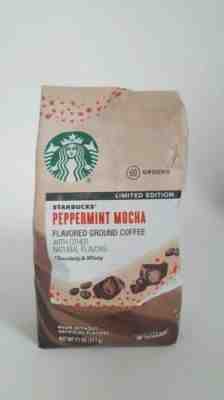 Starbucks Limited Edition Peppermint Mocha Flavored Ground Coffee Bags 11oz - Sold on eBay May, 22nd 2019 for $10.25