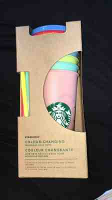 BRAND NEW: Limited Edition Starbucks COLOR CHANGING Tumblers! (Comes in Five) - Sold on eBay May, 22nd 2019 for $45.00