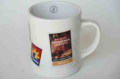 STARBUCKS Espresso Roast 2003 Barista Air Mail Stamp 16 oz Diner Coffee Mug Cup - Sold on eBay May, 21st 2019 for $25.00