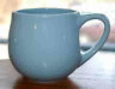 Starbucks 2005 Chubby Light Baby Blue 16oz Mug Contemporary Ergonomic Handle - Sold on eBay May, 21st 2019 for $28.00