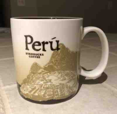 Rare Starbucks Peru Global Icon Collector Series Mug 2009 16 Fl Oz Coffee - Sold on eBay May, 22nd 2019 for $10.49