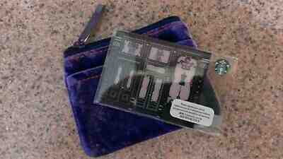 HTF! STARBUCKS Hong Kong Anna Sui Gift Card & Matching Lil' Purple Bag US Seller - Sold on eBay May, 16th 2019 for $34.00