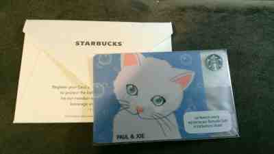 STARBUCKS INDONESIA 2018 PAUL & JOE Gift Card w/Sleeve SEALED! US Seller - Sold on eBay May, 17th 2019 for $5.55