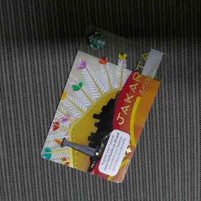 RARE Starbucks 2014 Indonesia Jakarta Card - Sold on eBay May, 16th 2019 for $8.99