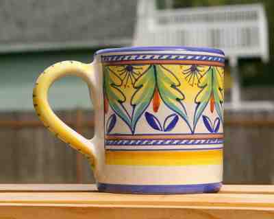 Starbucks Coffee Company Sberna Deruta Italy Handpainted Exclusive 3 5/8" Mug - Sold on eBay May, 15th 2019 for $20.00