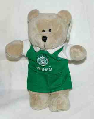 Starbucks Plush Bearista Bear VIETNAM Green Apron w/Tag - Sold on eBay May, 18th 2019 for $14.99