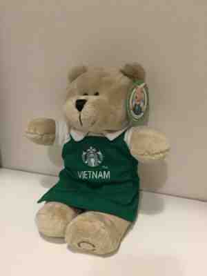 Starbucks Vietnam Bearista Teddy Bear Plush NWT Collectible - Sold on eBay May, 16th 2019 for $30.00