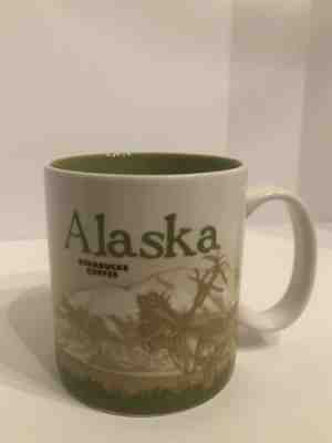 STARBUCKS ALASKA COFFEE MUG/CUP 2011 MOOSE/BEAR GOBAL ICON COLLECTION - Sold on eBay May, 19th 2019 for $42.55