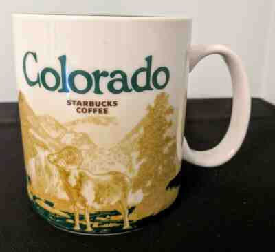 Starbucks Colorado Coffee Mug City Series Collection Collector 16oz 2012 - Sold on eBay May, 19th 2019 for $21.00
