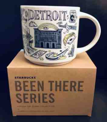 Detroit, Michigan Been There Starbucks Coffee Mug NIB 14oz - Sold on eBay May, 17th 2019 for $28.99