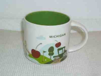 Starbucks ~MICHIGAN ~ 14 oz. Mug - You are Here Collection - 2015 - Sold on eBay May, 17th 2019 for $11.95