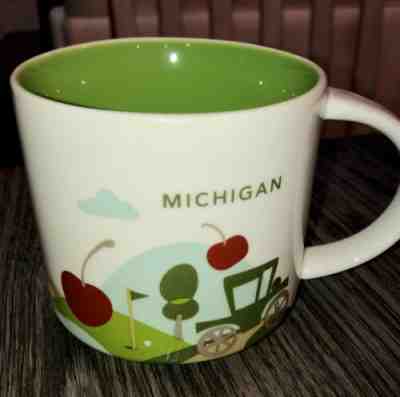 Starbucks ‘You Are Here’ Collection Michigan Coffee Mug 14 Oz - Sold on eBay May, 17th 2019 for $9.96