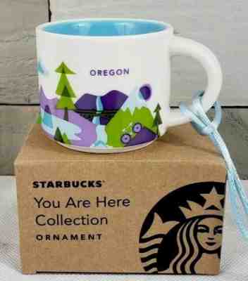 NEW Starbucks YAH Ornament Oregon You Are Here 2oz Espresso Cup 2017 - Sold on eBay May, 15th 2019 for $15.00