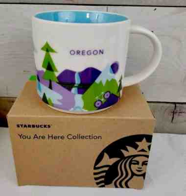 NEW Starbucks YAH OREGON 2013 Mug 14 oz You Are Here - Sold on eBay May, 15th 2019 for $21.00
