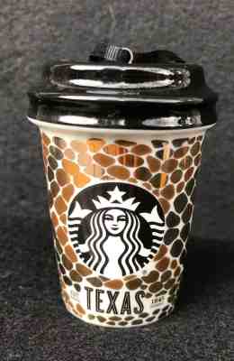 Starbucks Texas Coffee Cup Christmas Ornament from 2013 - Sold on eBay Apr, 14th 2019 for $3.99