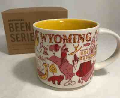 NEW Wyoming Starbucks Been There Series Across The Globe 14 ounce coffee cup mug