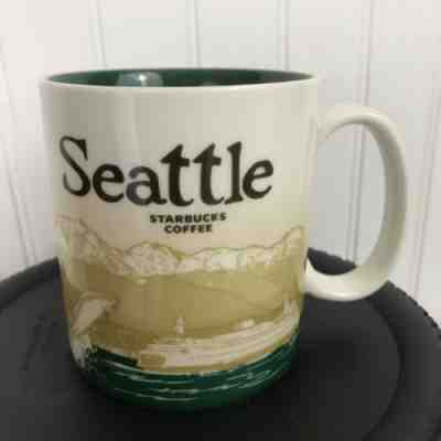 Starbucks 2009 Collector Series Seattle Coffee Mug 16 Fl Oz - Sold on eBay May, 23rd 2019 for $18.88