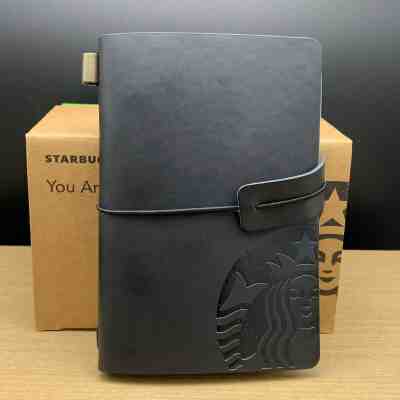 Starbucks China Logo Black Notebook Limited Edition PU Hand book - Sold on eBay May, 23rd 2019 for $5.24