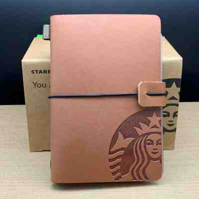 Starbucks China Logo Brown Notebook Limited Edition PU Hand book - Sold on eBay May, 23rd 2019 for $4.24