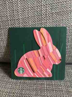 STARBUCKS Coffee 2019 Happy Easter PINK BUNNY Gift Card CHINA HONG KONG VERSION - Sold on eBay Mar, 22nd 2019 for $5.99