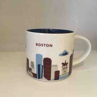 Starbucks Boston you Are Here Coffee Mug Cup 14 Oz Collection 2015 NIB with SKU - Sold on eBay May, 20th 2019 for $25.00