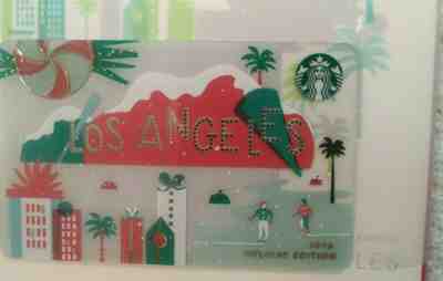 STARBUCKS GIFT CARD WITH ENVELOPE LIMITED ED. 2016 Los Angeles SEALED - Sold on eBay May, 21st 2019 for $3.00