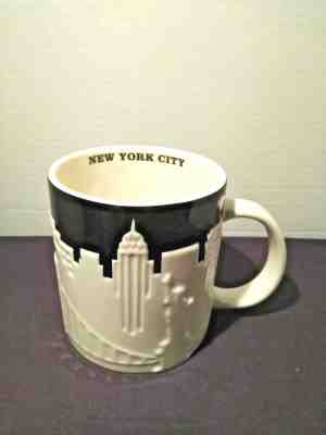 Starbucks New York City Skyline Mug Yellow Taxi 2012 Collector Series - Sold on eBay May, 23rd 2019 for $11.01