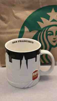 NEW Starbucks SAN FRANCISCO 2012 Collectors Series Relief Mug Cable Car 16 oz - Sold on eBay May, 20th 2019 for $20.00