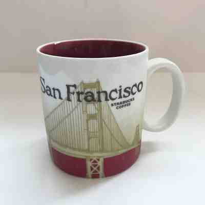 Starbucks Collector Series Mug 16 Oz 2008 Golden Gate Bridge San Francisco  - Sold on eBay May, 20th 2019 for $14.99