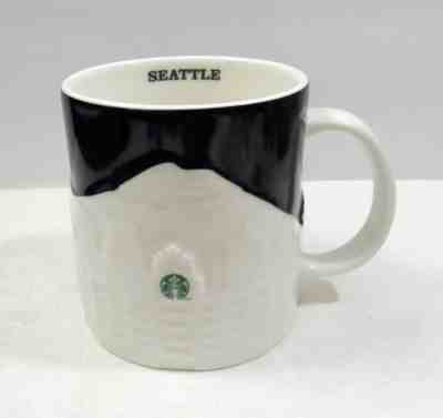 Starbucks Cup Mug Collector Series Seattle Space Needle Skyline Black White 2012 - Sold on eBay May, 22nd 2019 for $12.95