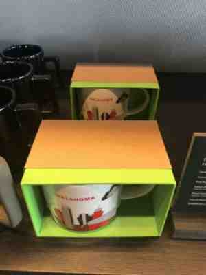 DISCONTINUED Starbucks Oklahoma You Are Here Coffee Mug 14 oz (in box with SKU) - Sold on eBay May, 22nd 2019 for $16.95