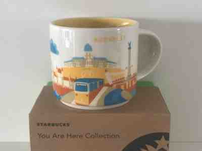 Budapest version 1 Starbucks mug You Are Here YAH Series new DISCONTINUED  - Sold on eBay May, 22nd 2019 for $41.00